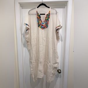 Mexican-Embroidered Tunic (OS)